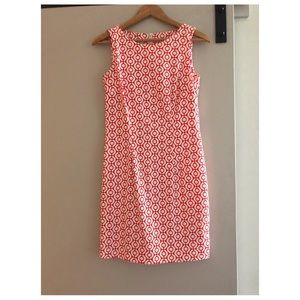 Alyx white and orange patterned dress